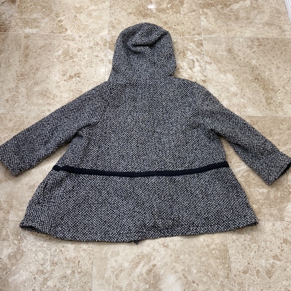 Free People Satellite Image Swing Hooded Tweed Coat . Size XS - Picture 8 of 9